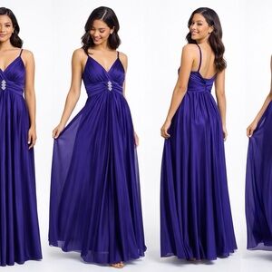 Deb Royal Blue Maxi Dress: Vintage/limited and not available in store/online.